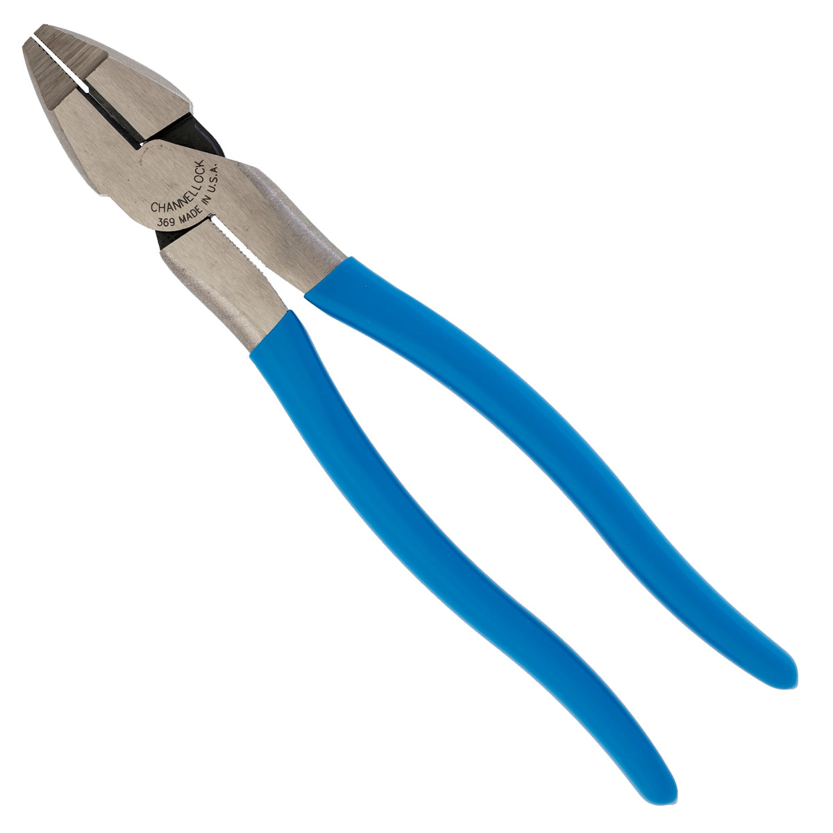 Pince universelle de monteur de lignes Channellock 369 XLT à bec rond, 9,5 pouces (241 mm)