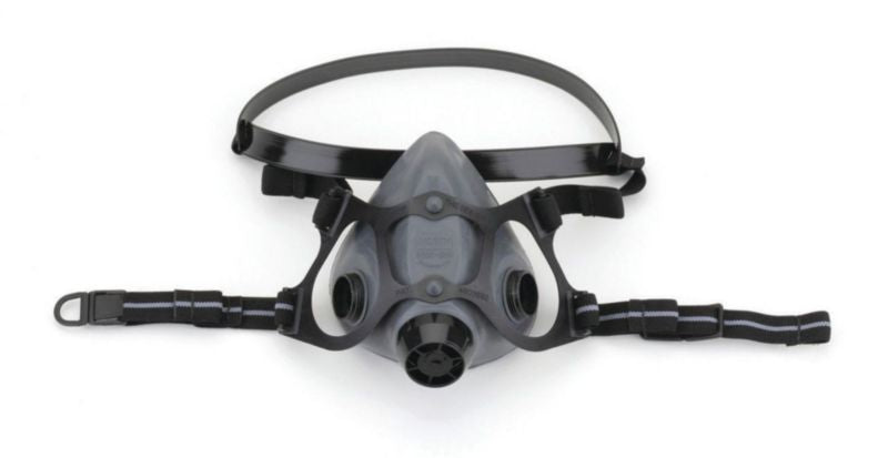 Demi-masque respirateur North 550030 en élastomère, deux raccords de cartouche, 1 pièce