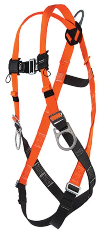 Harnais complet Miller T4007/UAK, taille universelle (L/XL), D-ring dorsal et D-rings latéraux, 1 pièce