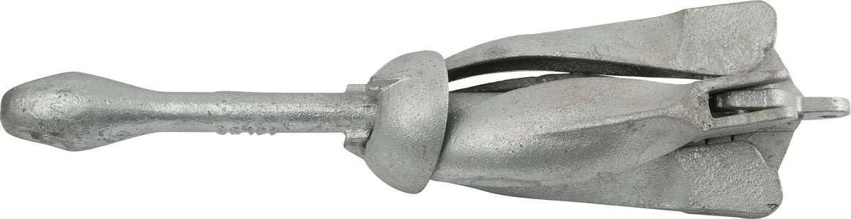 Ancre pliante en fonte malléable galvanisée à chaud, 13 lb