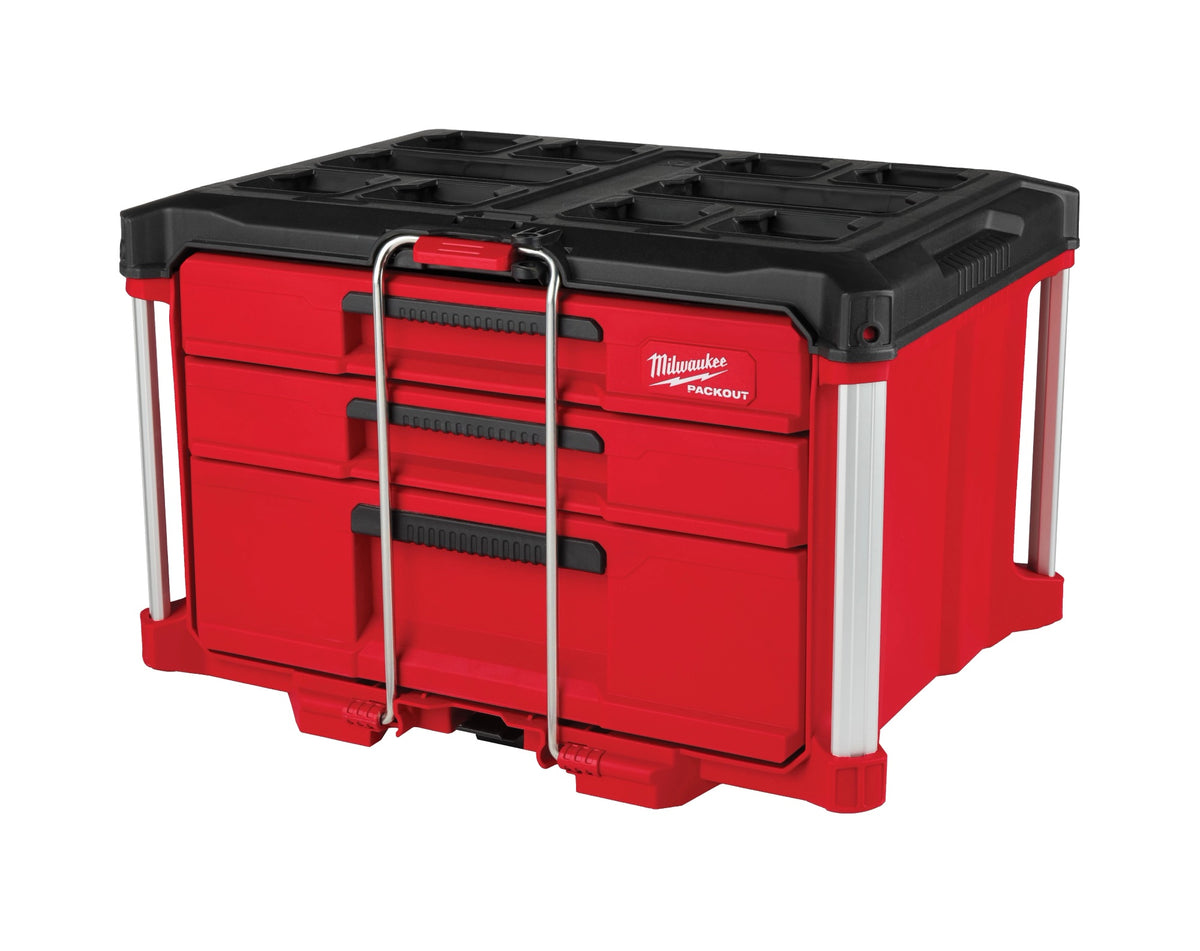 Coffre à outils Milwaukee 48-22-8447 PACKOUT, 3 tiroirs multi-profondeur