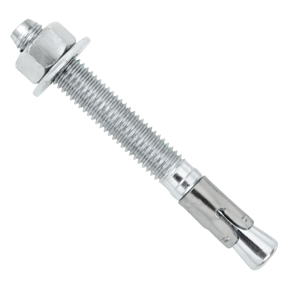 Ancrage à cheville expansible DeWalt Power-Stud+ SD2 7424SD2-PWR, 12,7 x 140 mm (1/2 x 5-1/2 po), acier zingué à clip inoxydable, vendu à l’unité