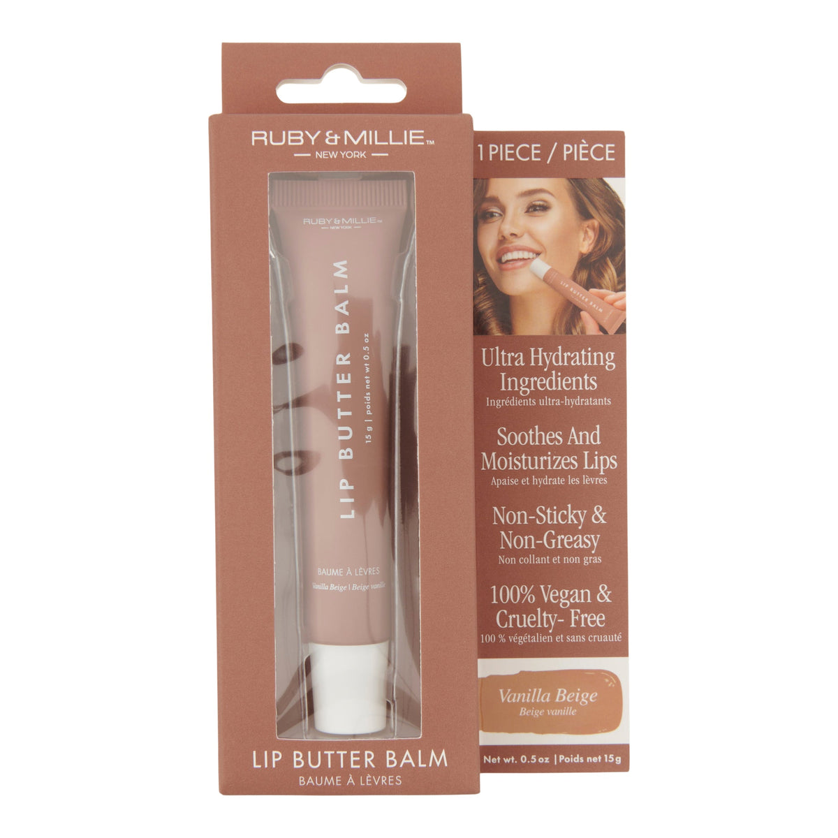 Ruby & Millie lip balm Vanilla Beige