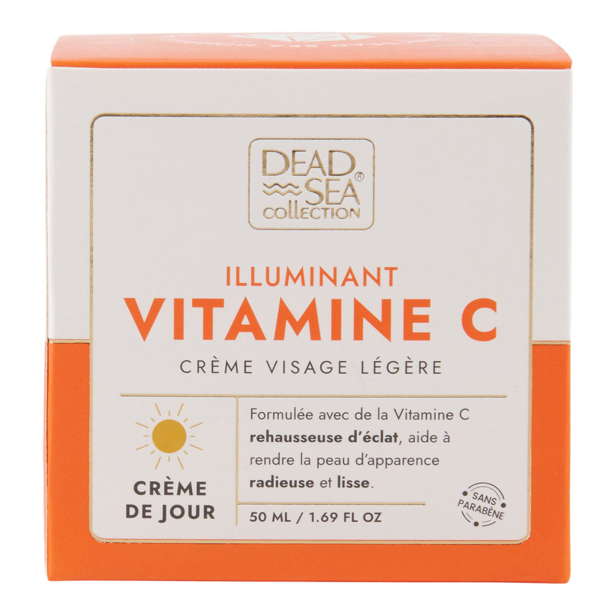 Crème de jour visage à la vitamine C Dead Sea Collection – 50 ml