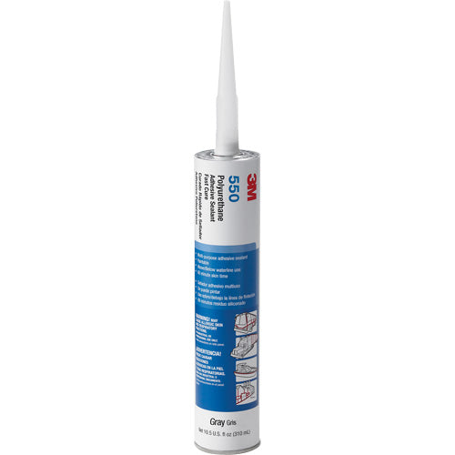 Adhésif-scellant au polyuréthane 3M 550-CART-GRY, cartouche de 310 ml, gris