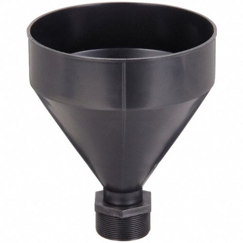Entonnoir pour fût Funnel King en polyéthylène noir, 0,75 gal