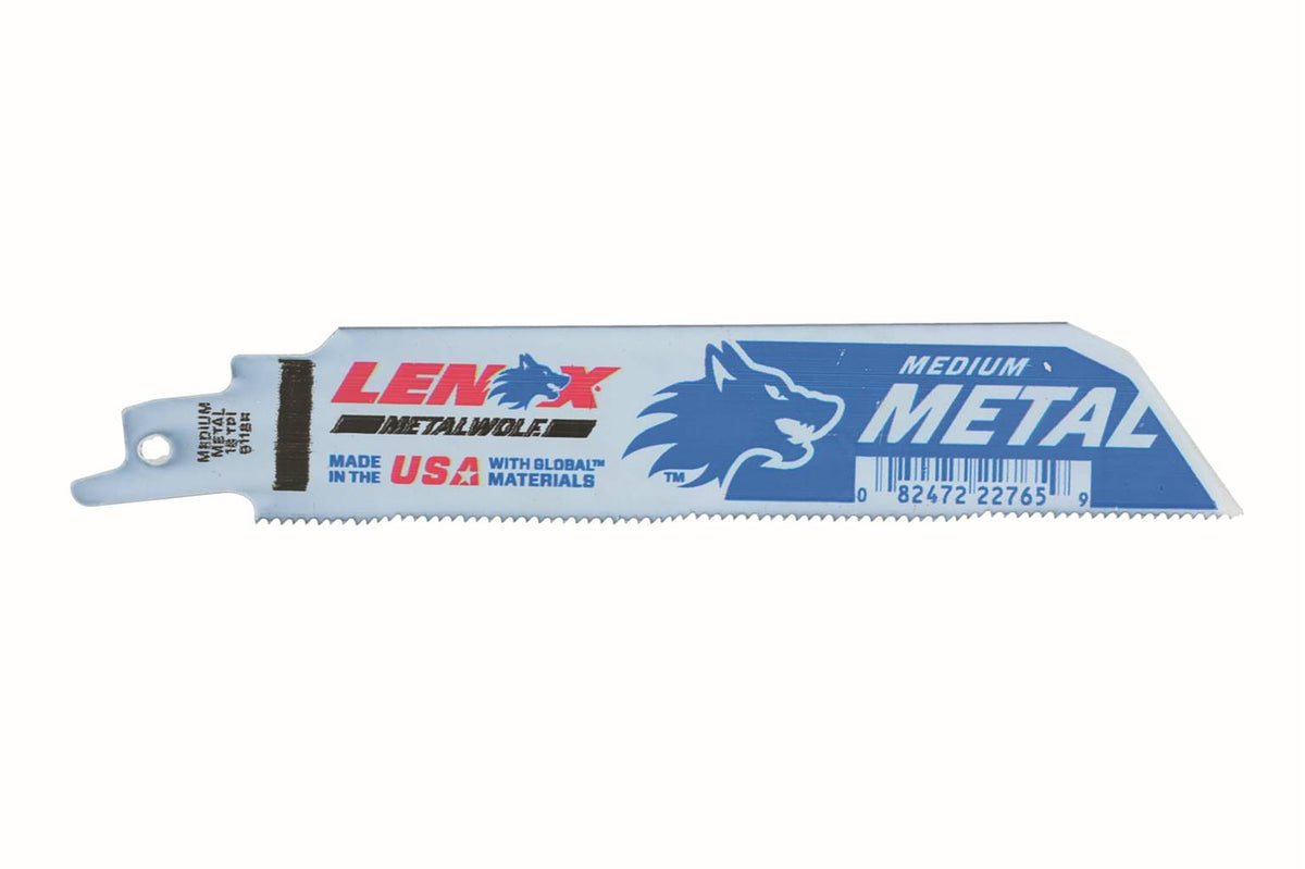 Lame de scie sabre Lenox 22765 (OSB6118R), 6 po (152 mm), 18 dents/po