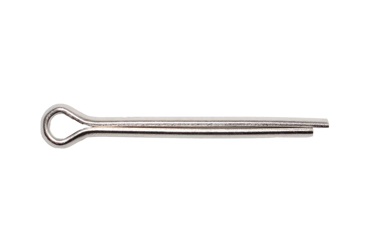 Goupilles fendues en acier inoxydable 3/16 x 2 po, paquet de 50
