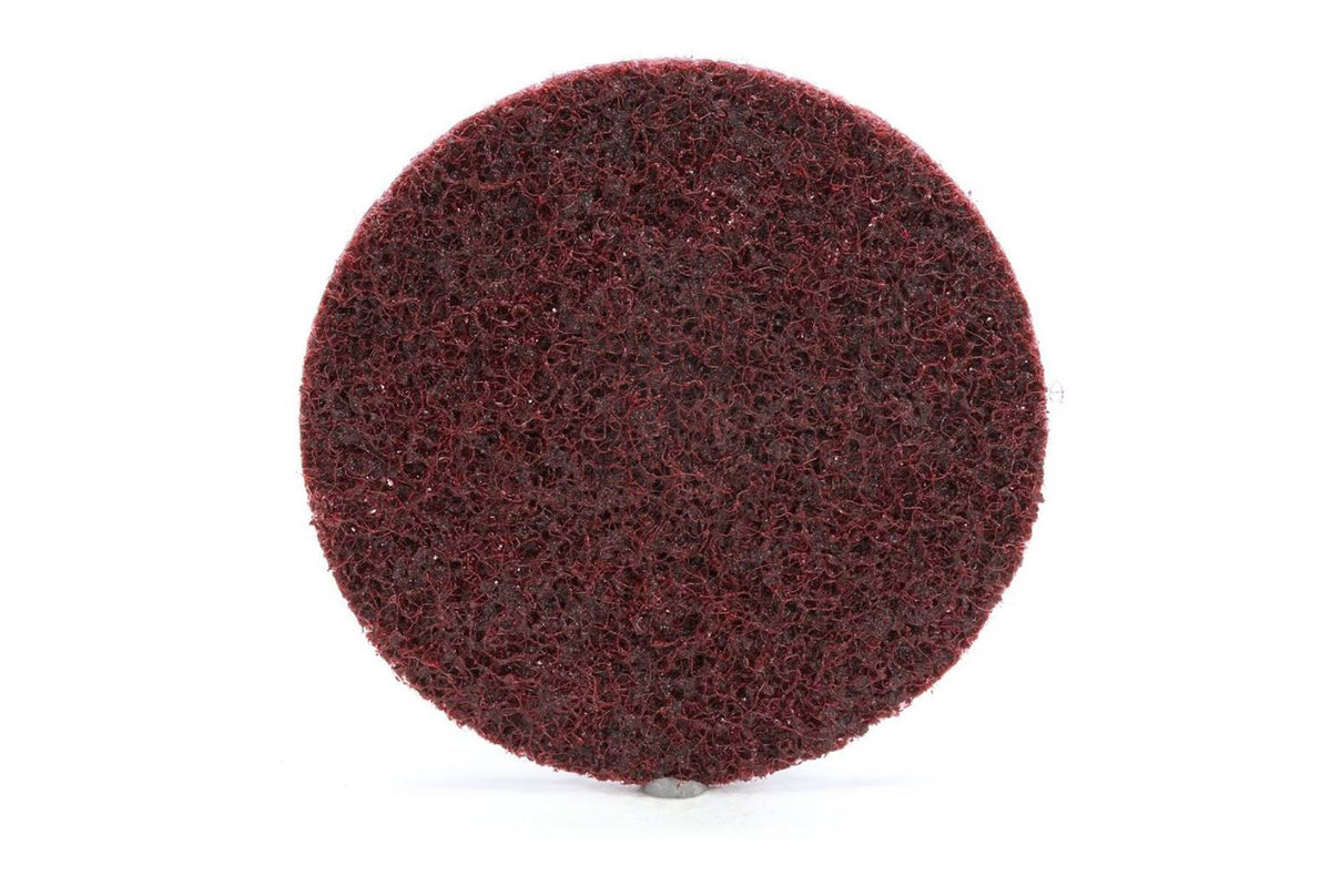 Disque de conditionnement de surface Scotch-Brite Roloc 3M SB05531, 3 po, grade moyen, bordeaux