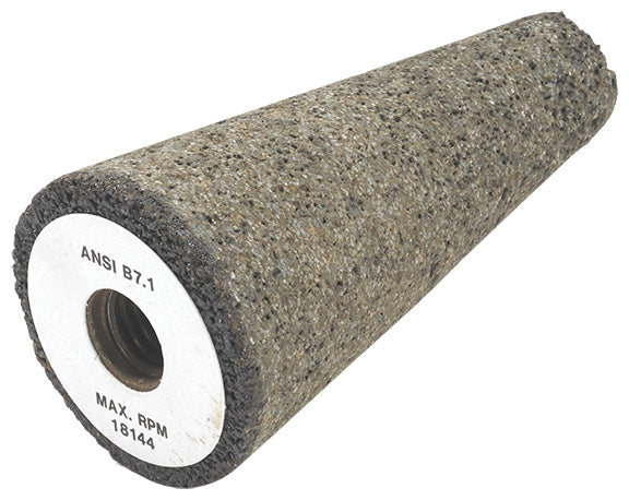 Meule cylindrique (plug) T17 Walter 12-C421, 2 x 4 po, filetage 5/8-11, grain 16